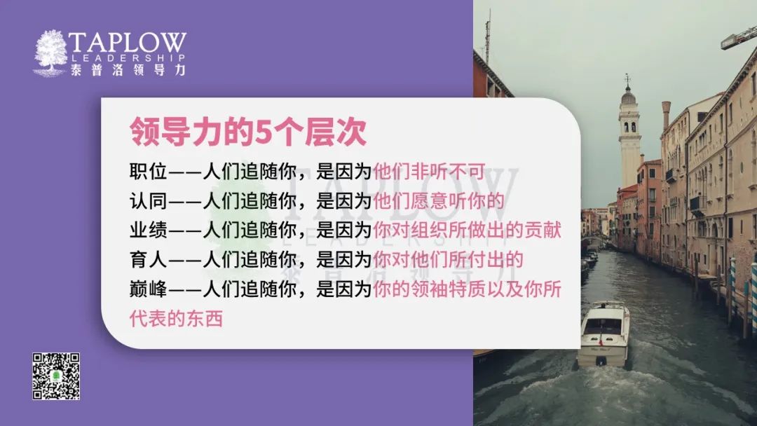 泰普洛独家新课发布「系统性领导力思维：领导力五个层级」