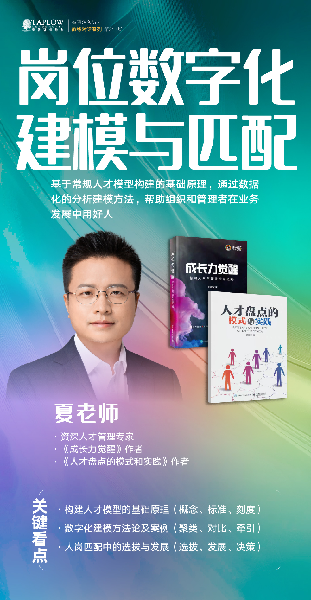 线上课精华 | 岗位数字化建模与人才匹配