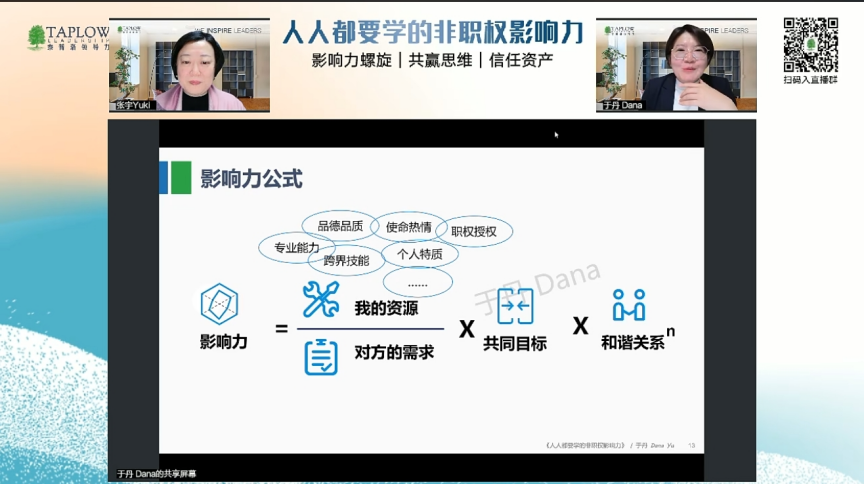 线上课精华 | 人人都要学的非职权影响力