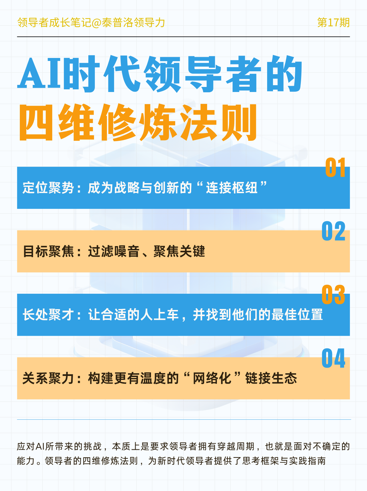 穿越周期，AI领导力四维修炼法则